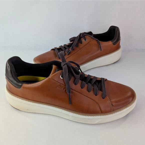 Cole Haan Men\'s Brown Leather Sneakers